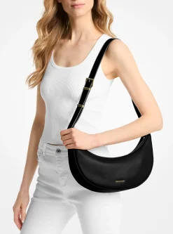 Bolsa a tiracolo em pele Avra média | Michael Kors [PT]