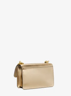 Bolsa a tiracolo em pele metalizada Heather extrapequena | Michael Kors [PT]