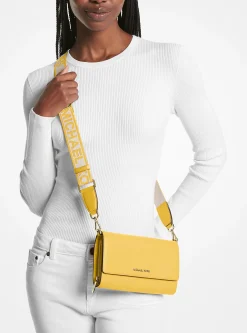 Bolsa a tiracolo em pele Jet Set grande | Michael Kors [PT]