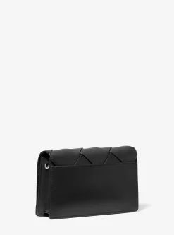 Bolsa a tiracolo em pele tecida Jet Set média | Michael Kors [PT]