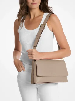 Bolsa a tiracolo em pele Nessa grande | Michael Kors [PT]