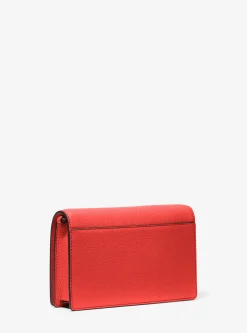 Bolsa a tiracolo em pele granulada Jet Set média | Michael Kors [PT]