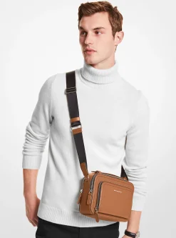 Bolsa a tiracolo em pele granulada Hudson | Michael Kors [PT]