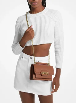Bolsa a tiracolo em pele Heather extrapequena | Michael Kors [PT]