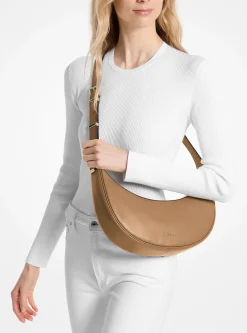 Bolsa a tiracolo em pele Avra média | Michael Kors [PT]