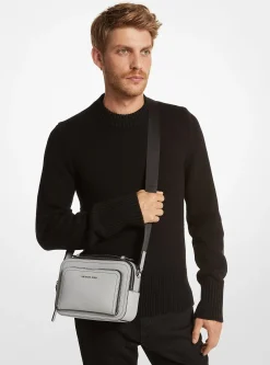 Bolsa a tiracolo em pele granulada Hudson | Michael Kors [PT]