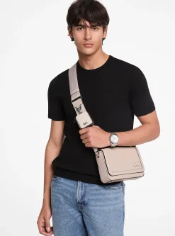 Bolsa a tiracolo em pele granulada Edison mini com pochete | Michael Kors [PT]
