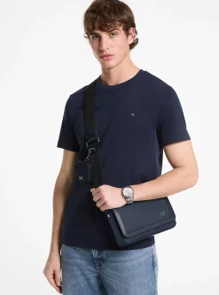 Bolsa a tiracolo em pele granulada Edison mini com pochete | Michael Kors [PT]