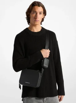 Bolsa a tiracolo em pele granulada Hudson | Michael Kors [PT]