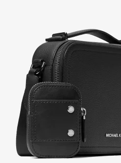 Bolsa a tiracolo em pele granulada Hudson | Michael Kors [PT]