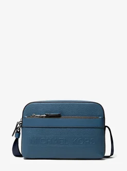 Bolsa a tiracolo funcional de pele granulada Hudson | Michael Kors [PT]