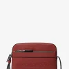 Bolsa a tiracolo funcional de pele granulada Hudson | Michael Kors [PT]