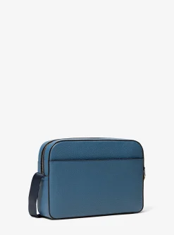 Bolsa a tiracolo funcional de pele granulada Hudson | Michael Kors [PT]