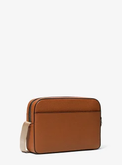 Bolsa a tiracolo funcional de pele granulada Hudson | Michael Kors [PT]