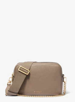 Bolsa a tiracolo para câmara em pele granulada Bryant média | Michael Kors [PT]