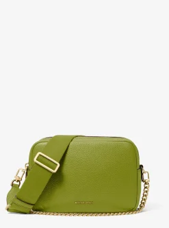 Bolsa a tiracolo para câmara em pele granulada Bryant média | Michael Kors [PT]