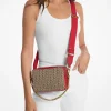 Bolsa a tiracolo para câmara em jacquard com o logótipo MK2000 Bryant média | Michael Kors [PT]