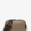 Bolsa a tiracolo para câmara em jacquard com o logótipo MK2000 Bryant média | Michael Kors [PT]