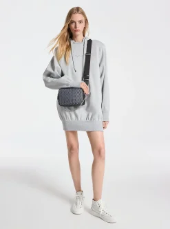 Bolsa a tiracolo para câmara em jacquard com o logótipo MK2000 Bryant média | Michael Kors [PT]