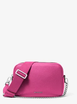 Bolsa a tiracolo para câmara em pele granulada Bryant média | Michael Kors [PT]