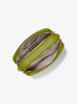 Bolsa a tiracolo para câmara em pele granulada Bryant média | Michael Kors [PT]