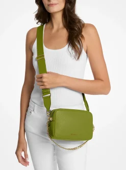 Bolsa a tiracolo para câmara em pele granulada Bryant média | Michael Kors [PT]