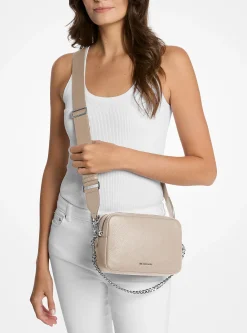 Bolsa a tiracolo para câmara em pele granulada Bryant média | Michael Kors [PT]