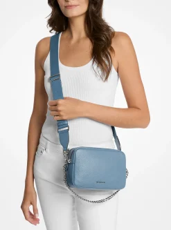 Bolsa a tiracolo para câmara em pele granulada Bryant média | Michael Kors [PT]
