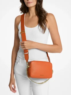 Bolsa a tiracolo para câmara em pele granulada Bryant média | Michael Kors [PT]