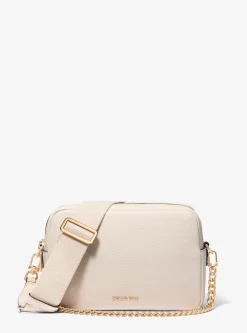 Bolsa a tiracolo para câmara em pele granulada Bryant média | Michael Kors [PT]