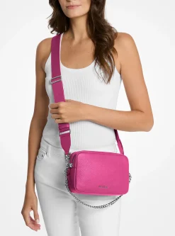 Bolsa a tiracolo para câmara em pele granulada Bryant média | Michael Kors [PT]