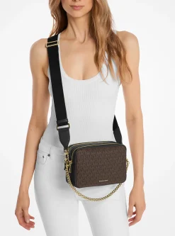 Bolsa a tiracolo para câmara com logótipo exclusivo Bryant média | Michael Kors [PT]