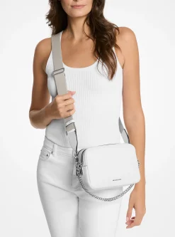 Bolsa a tiracolo para câmara em pele granulada Bryant média | Michael Kors [PT]