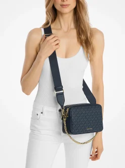 Bolsa a tiracolo para câmara com logótipo exclusivo Bryant média | Michael Kors [PT]
