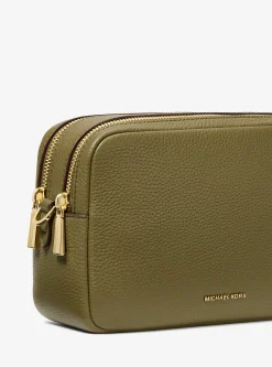 Bolsa a tiracolo para câmara em pele granulada Bryant média | Michael Kors [PT]
