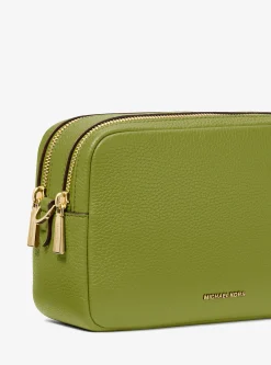 Bolsa a tiracolo para câmara em pele granulada Bryant média | Michael Kors [PT]
