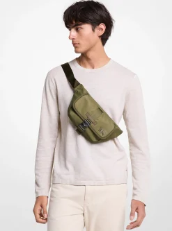Bolsa de cintura aviador em nylon Eli | Michael Kors [PT]