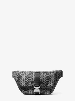 Bolsa de cintura em jacquard com o logótipo MK2000 Eli | Michael Kors [PT]