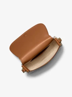 Bolsa messenger com logótipo exclusivo Lydia média | Michael Kors [PT]