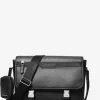 Bolsa messenger com pochete em pele granulada Hudson | Michael Kors [PT]