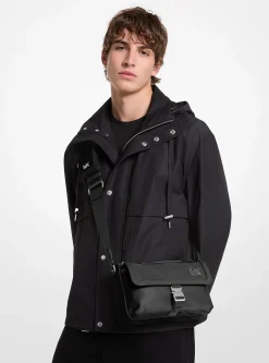 Bolsa messenger em nylon com pochete com fecho de correr Eli | Michael Kors [PT]