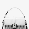 Bolsa messenger em pele com ilhós Colby média | Michael Kors [PT]