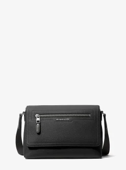 Bolsa messenger em pele granulada Hudson pequena | Michael Kors [PT]
