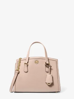 Bolsa messenger em pele granulada Chantal pequena | Michael Kors [PT]