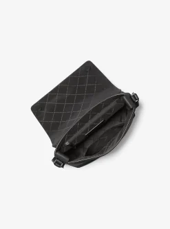Bolsa messenger em pele granulada Hudson pequena | Michael Kors [PT]