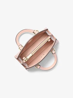 Bolsa messenger em pele granulada Chantal extrapequena | Michael Kors [PT]