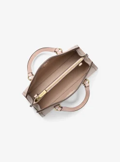 Bolsa messenger em pele granulada Chantal pequena | Michael Kors [PT]