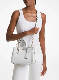Bolsa messenger em pele granulada Chantal pequena | Michael Kors [PT]