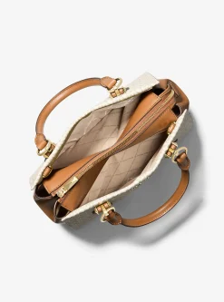 Bolsa Satchel com logótipo Marilyn média | Michael Kors [PT]