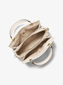 Bolsa satchel em pele acolchoada Susan média | Michael Kors [PT]